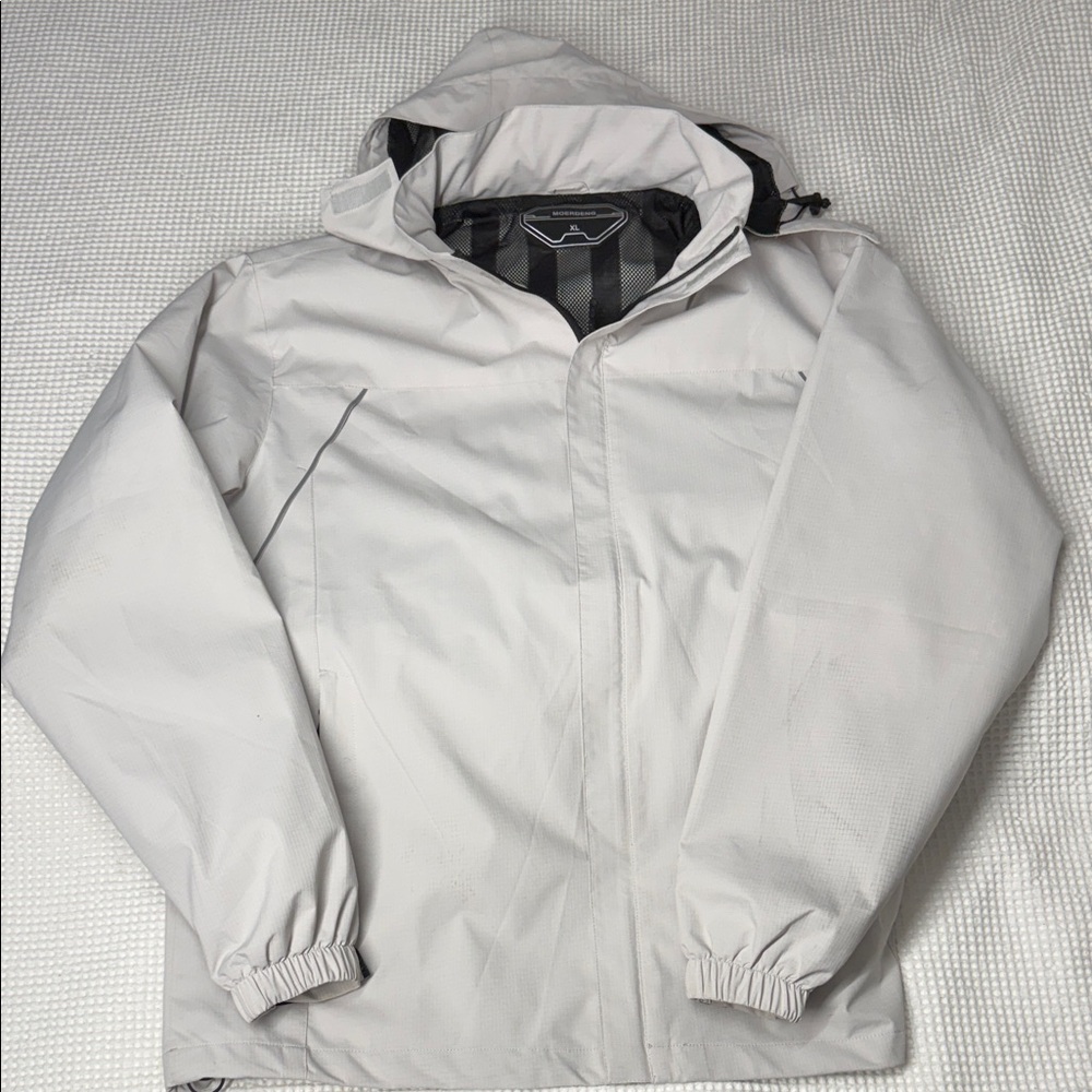 Light Gray Moerdeng Hooded Utility/Weather Jacket - XL